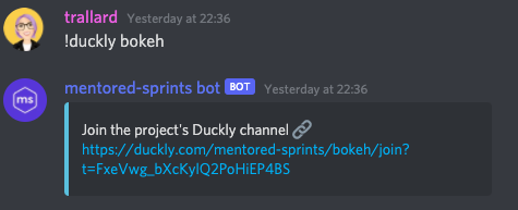 Duckly - discord bot screenshot